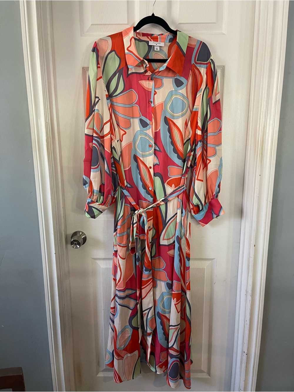 ALEXIS x Target vibrant shirt maxi dress